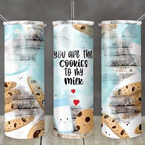 Milk and Cookies 20oz Skinny Tumbler